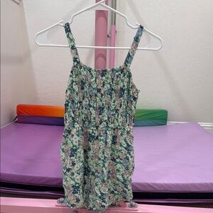 Abercrombie Kids Green and Blue Jumpsuit